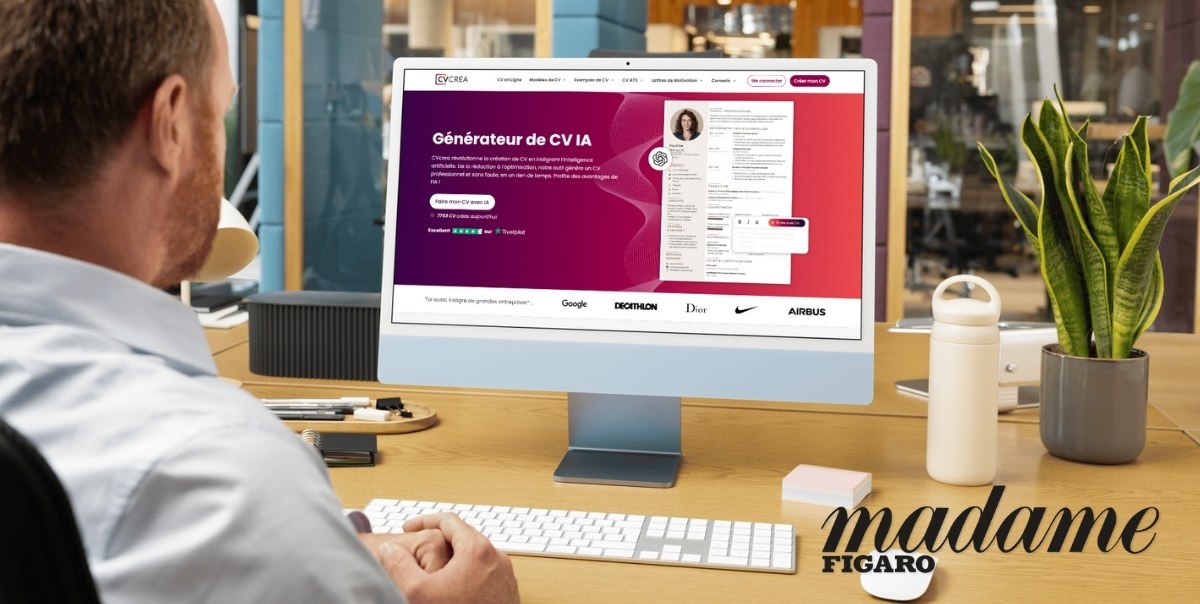 Madame Figaro mentionne CVcrea générateur de cv IA
