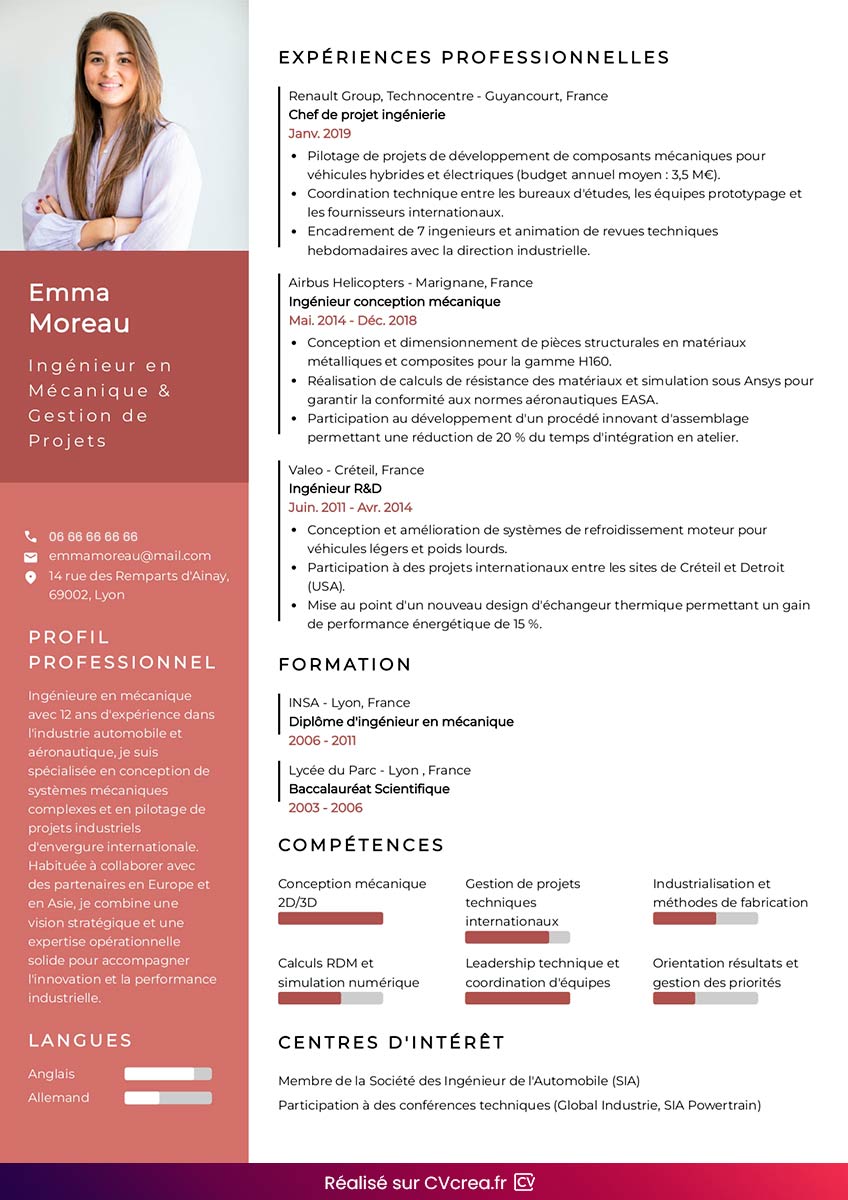 exemple-cv-ingenieur-en-ligne