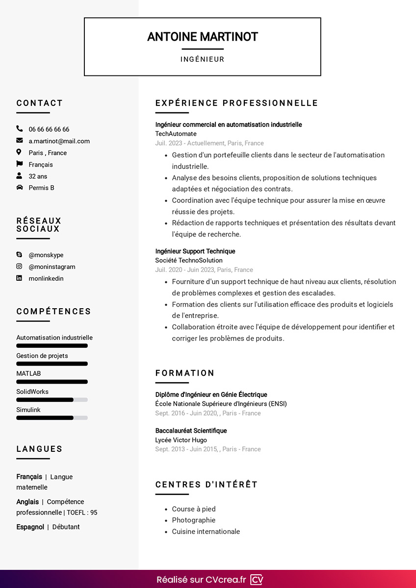 exemple-cv-ingenieur