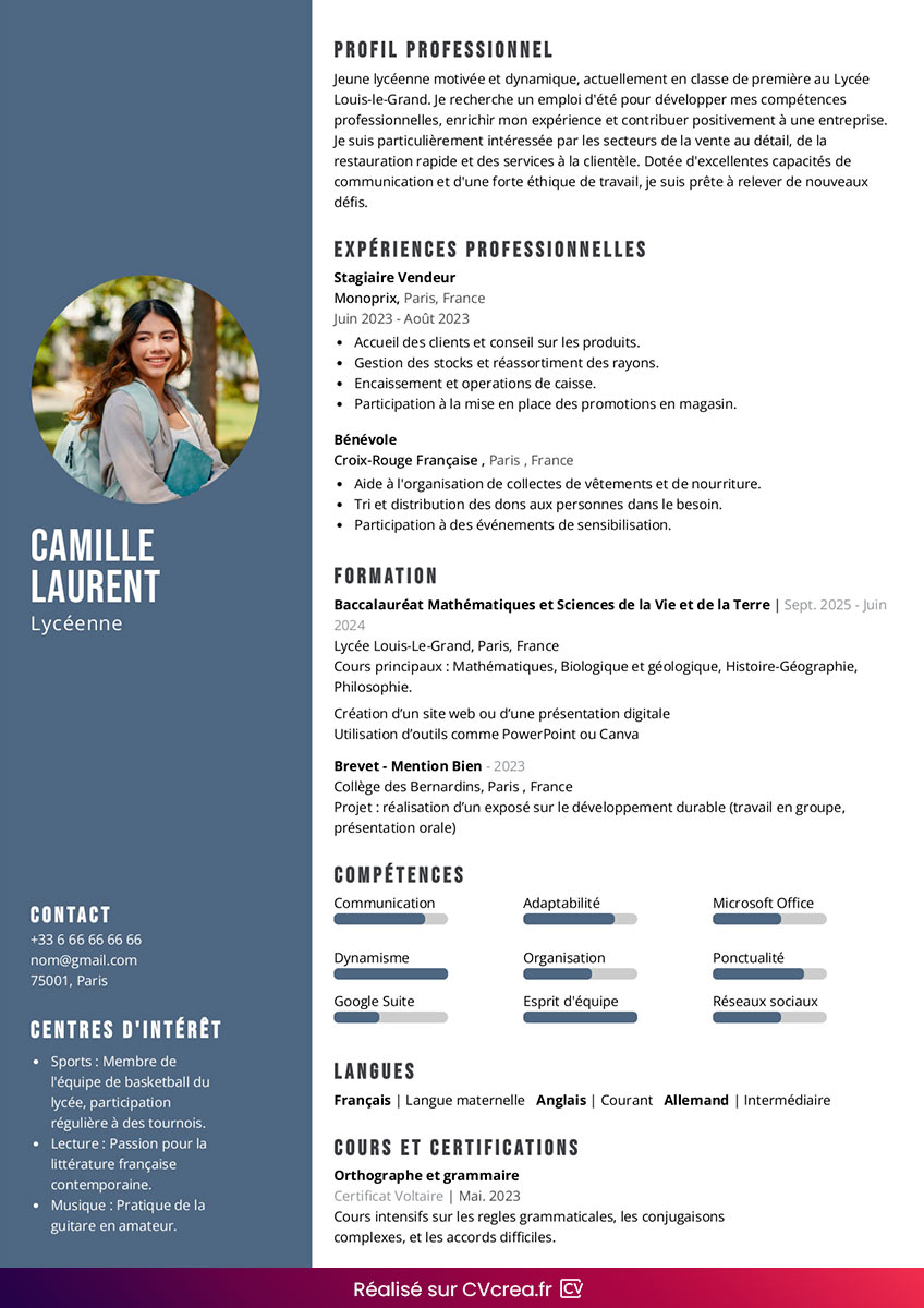 exemple-cv-lycee