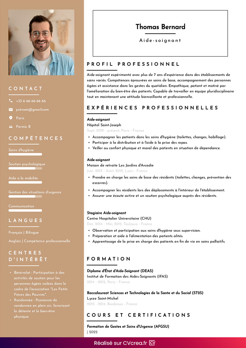 modele-de-cv-aide-soignant