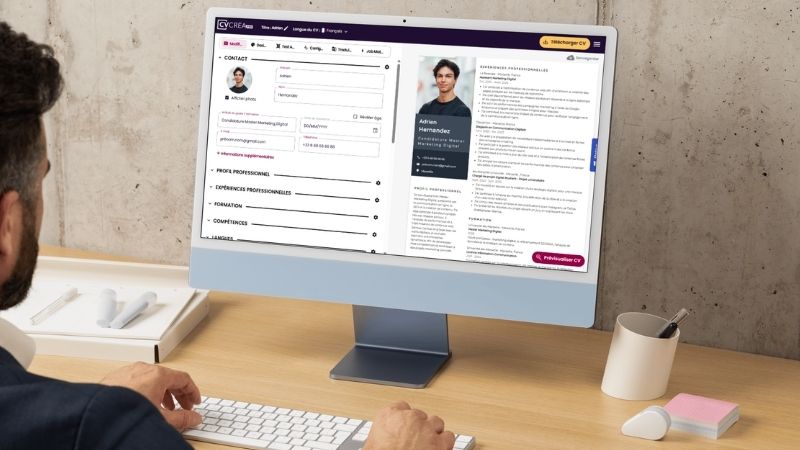 présentation de cvcrea création de cv